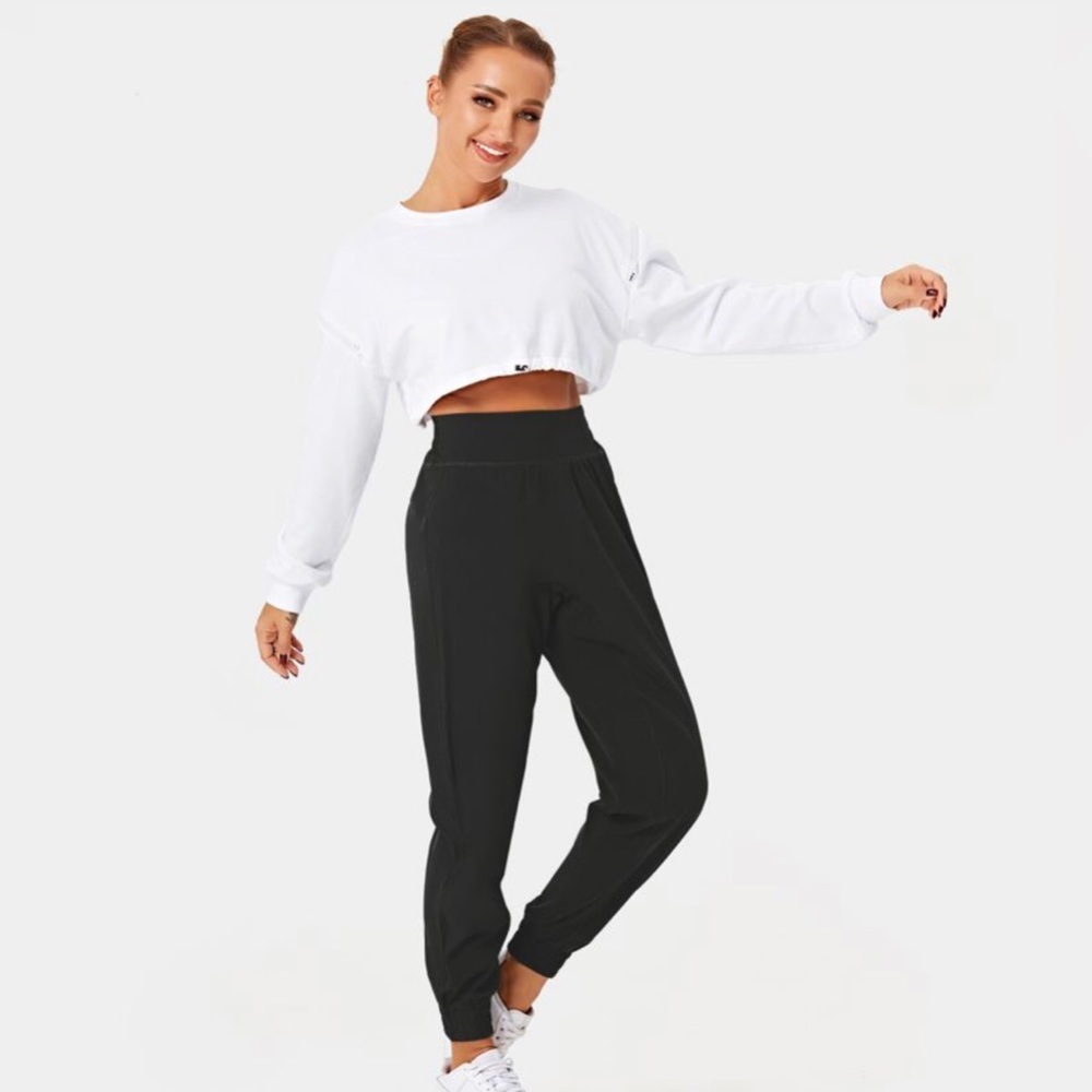 HALARA High Waisted Elastic Waistband Casual Joggers - Size Medium